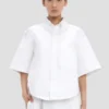 Camisa trapecio en blanco óptico Camisa trapecio en blanco óptico
