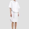 Camisa trapecio en blanco óptico Camisa trapecio en blanco óptico