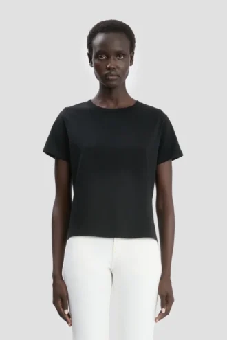 Camiseta entallada en negro