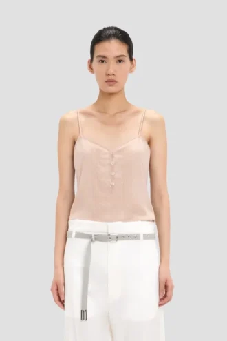 Camiseta sin mangas Rouleaux en color blossom