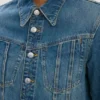 Chaqueta vaquera en lavado azul medio Chaqueta vaquera en lavado azul medio