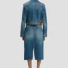 Chaqueta vaquera en lavado azul medio Chaqueta vaquera en lavado azul medio