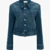 Chaqueta vaquera en lavado azul medio Chaqueta vaquera en lavado azul medio