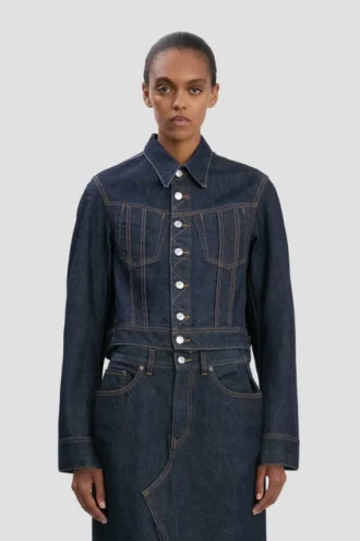 Chaqueta vaquera en lavado claro