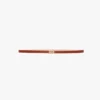 Cinturón Micro Dorian en piel marrón claro Cinturón Micro Dorian en piel marrón claro