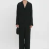 Conjunto de pijama con monograma VB en negro Conjunto de pijama con monograma VB en negro
