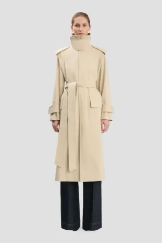 Gabardina Philippa en beige