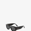 Gafas de sol con detalle de monograma en negro Gafas de sol con detalle de monograma en negro
