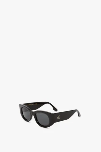 Gafas de sol con detalle de monograma en negro