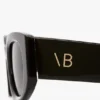 Gafas de sol con detalle de monograma en negro Gafas de sol con detalle de monograma en negro