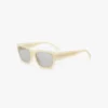 Gafas de sol de acetato en marmolado marfil Gafas de sol de acetato en marmolado marfil