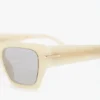 Gafas de sol de acetato en marmolado marfil Gafas de sol de acetato en marmolado marfil