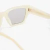 Gafas de sol de acetato en marmolado marfil Gafas de sol de acetato en marmolado marfil