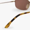 Gafas de sol metálicas en color miel dorado habana Gafas de sol metálicas en color miel dorado habana