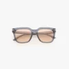 Gafas de sol oversize de acetato en azul transparente Gafas de sol oversize de acetato en azul transparente