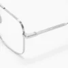 Gafas de vista con doble puente fino en paladio Gafas de vista con doble puente fino en paladio