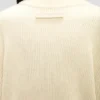 Jersey de corte holgado en color marfil Jersey de corte holgado en color marfil
