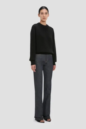 Jersey de corte holgado en negro