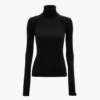 Jersey de cuello alto en negro Jersey de cuello alto en negro