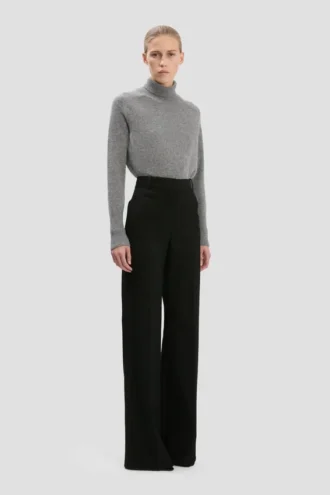 jersey marie en gris jaspeado 2 330x495 - Pantal&oacute;n Alina en negro