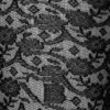 Medias de encaje con monograma en negro Medias de encaje con monograma en negro