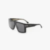 Montura oversize de gafa plana en negro Montura oversize de gafa plana en negro