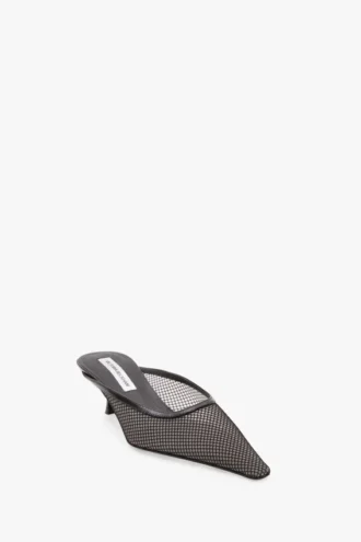 Mule Sloane 45 en malla negra