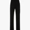 Pantalón con paneles transparentes en negro Pantalón con paneles transparentes en negro
