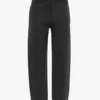 Pantalón jogger con logotipo bordado en negro Pantalón jogger con logotipo bordado en negro