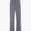 Pantalón recto con vuelta en color flint Pantalón recto con vuelta en color flint