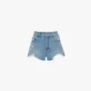 Pantalones cortos desgastados en azul claro Pantalones cortos desgastados en azul claro