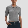 Polo en gris jaspeado Polo en gris jaspeado