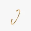 Pulsera tipo gemelos en oro claro Pulsera tipo gemelos en oro claro
