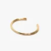 Pulsera tipo gemelos en oro claro Pulsera tipo gemelos en oro claro