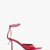 Sandalia de tacón de aguja Eliza 75 en piel roja Sandalia de tacón de aguja Eliza 75 en piel roja