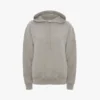 sudadera con capucha bordada con el logotipo en gris jaspeado sudadera con capucha bordada con el logotipo en gris jaspeado