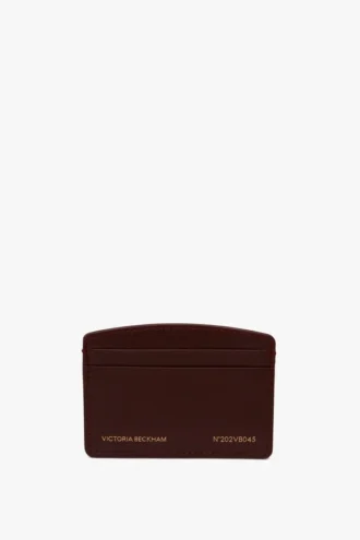 Tarjetero The Victoria en piel burdeos