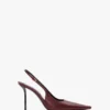 The Victoria Stiletto Slingback 100 en piel burdeos The Victoria Stiletto Slingback 100 en piel burdeos