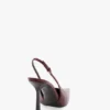 The Victoria Stiletto Slingback 100 en piel burdeos The Victoria Stiletto Slingback 100 en piel burdeos