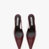 The Victoria Stiletto Slingback 100 en piel burdeos The Victoria Stiletto Slingback 100 en piel burdeos