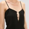 Top camisola Rouleaux en negro Top camisola Rouleaux en negro