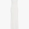 Vestido camisero de encaje en color magnesio Vestido camisero de encaje en color magnesio