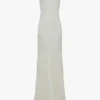 Vestido camisero largo hasta el suelo en color marfil Vestido camisero largo hasta el suelo en color marfil