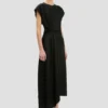 Vestido midi Aria en negro Vestido midi Aria en negro