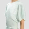 Vestido midi Bela en aguamarina Vestido midi Bela en aguamarina