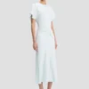 Vestido midi Bela en azul glacial Vestido midi Bela en azul glacial