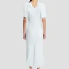 Vestido midi Bela en azul glacial Vestido midi Bela en azul glacial