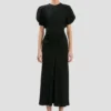 Vestido midi Bela en negro Vestido midi Bela en negro