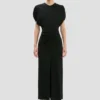 Vestido midi Bela en negro Vestido midi Bela en negro