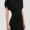 Vestido midi Bela en negro Vestido midi Bela en negro